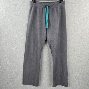 Figs Scrubs Pants Womens Medium Gray Livingston Technical Graphite Drawstring